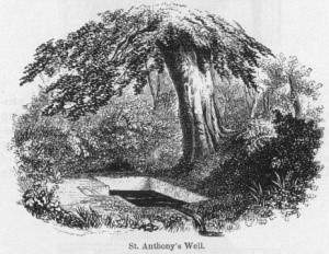 sketch St Anthony's well