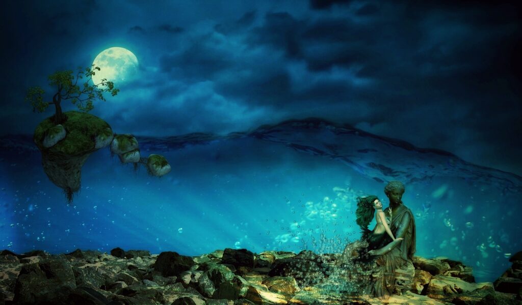 mermaids underwater