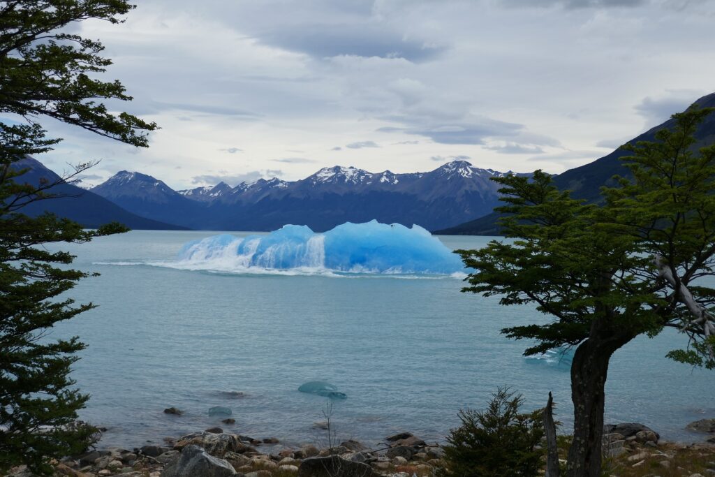 tumbling iceberg