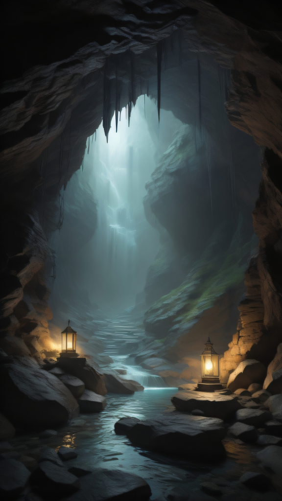 A cavern entrance