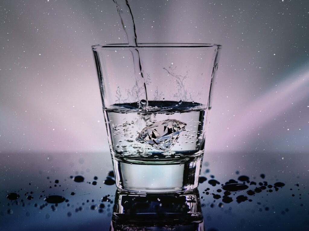 glass of water