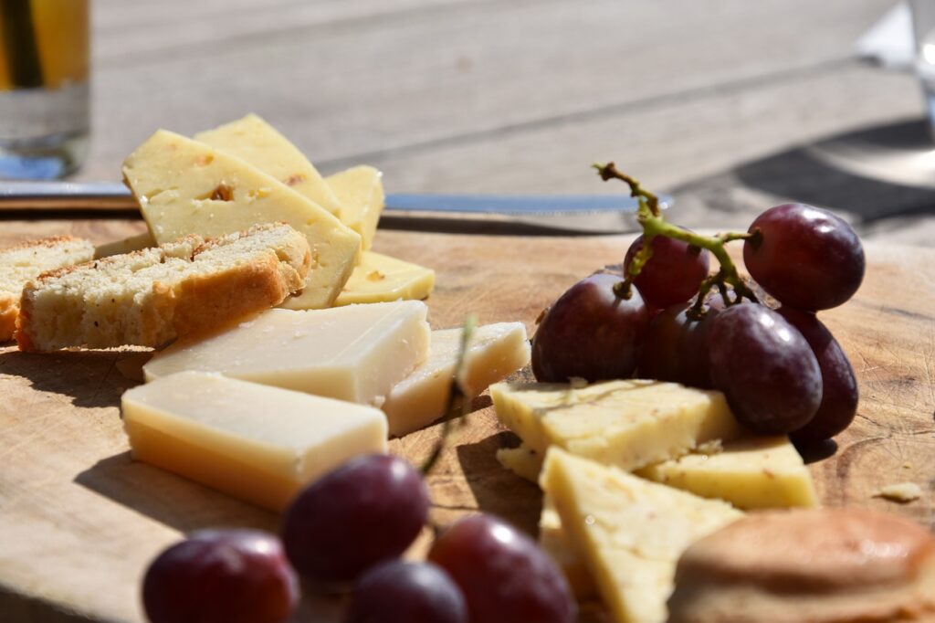 cheese and fruit