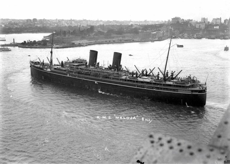 the ship which carried my family to Australia